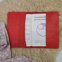 Mutterpasshülle aus Leder, Regenbogen, Mutterpassumschlag, Geschenk für Schwangere, Mutterpasshülle Leder, Bild 5