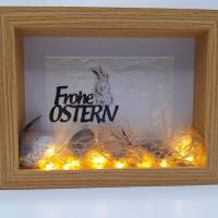 Ostergeschenk "Frohe Ostern" Bilderrahmen-Dekoartikel Bild 1