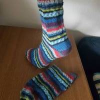 Handgestrickte Socken in Gr:36/37 Bild 3