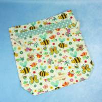 Süßer Krimskramsbeutel (L) mit flotten Bienchen | Spielzeugbeutel für Kinder | Geschenkbeutel für Ostern Bild 7