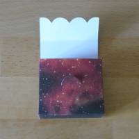 8 kleine Geschenkboxen im Galaxie-Design // Geschenkverpackung // für kleine Geschenke // für Mitbringsel Bild 4