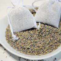 Baumwoll Duftsäckchen Lavendel: geniesse den Duft von Lavendelblüten zur Aromatherapie, zur Entspannung, als Wäscheduft Bild 4