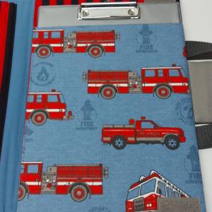Trendige praktische Maltasche/Zeichentasche für Kids - Feuerwehren Bild 8