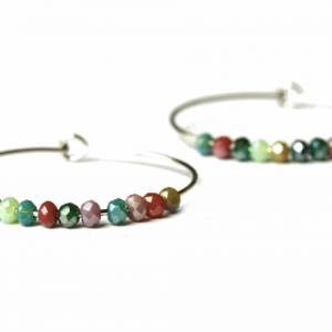 Armband Perlen silber ein handgefertigtes Schmuckstück mit funkelnden Perlen als minimalistisches Geschenk für Sie Bild 3