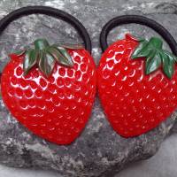 Erdbeere Haargummi  kawaii sweet Bild 1