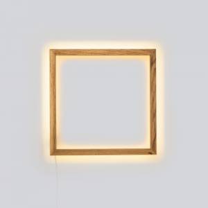 HEIHO small | Wandlampe Wandleuchte Lampe LED | Eiche Holz | indirekte Beleuchtung | modern design | Smart Home ZigBee Bild 1