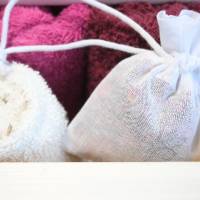 Baumwoll Duftsäckchen Rosenduft: geniesse den Duft von Rosenblüten zur Aromatherapie, zur Entspannung, als Wäscheduft Bild 9