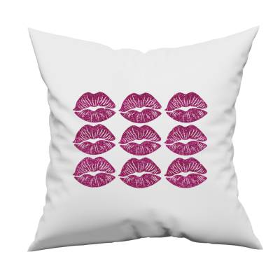 9 Kiss Bundle - Lippen Bügelbild Kuss - Küsse in Wunschfarbe - Personalisierbares Bügelbild - Hochzeit Bügelbild