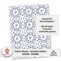Bembel Hessen Motivpapier, nahtlose Muster, digitale Druckdatei, Digi-Papier Designerpapier Bild 2