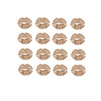 16 Kiss Bundle - Lippen Bügelbild Kuss - Küsse in Wunschfarben Bild 1