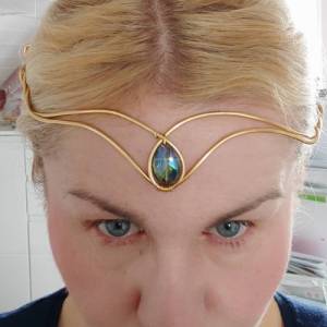 Elbenschmuck ,Elfen tiara,circlet, Elfenkrone,tiara,Diadem,keltischer Haarschmuck, cosplay Bild 2
