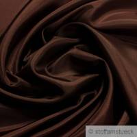 2 Meter Stoff Polyester Futter Taft dunkelbraun Futterstoff Bild 1