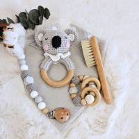 Babygeschenk, Baby Geschenk-Set zur Geburt: Koala - Ideal als Taufgeschenk & Geburtsgeschenk mit Personalisierung Bild 2