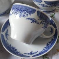 Vintage Kaffeeservice - 4 Personen - Kahla - blaue Blumen Bild 6