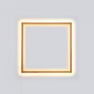 HEIHO big | Wandlampe Wandleuchte Lampe LED | Eiche Holz | indirekte Beleuchtung | modern design | Smart Home ZigBee Bild 2