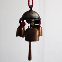 Vintage Glockenspiel Türglocke Windspiel mit Herzen Bild 1
