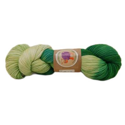 Maigrün - handgefärbte Sockenwolle (57.2/2)