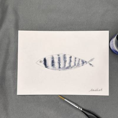 Striped Fish - Gestreifter Fisch