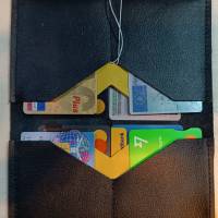 Kreditkartenetui aus Leder – in Deutschland von Hand gefertigt – Unikat Bild 1