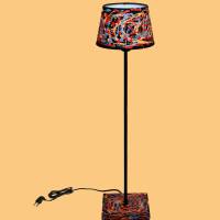 Moderne Lampe | abstrakt handbemalte Tischlampe | zeitgenössisches Kunstwerk | Unikat im modernen Design Bild 1