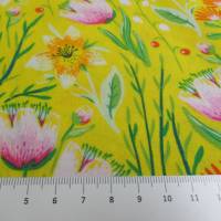 Baumwolle Baumwolldruck Osterblumen gelb (1m/9,-€) Bild 3