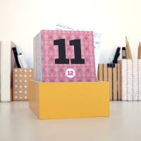 Box zum Sammeln von Erinnerungen – HAPPYDAYSBOX, Kombination aus Kalender und Tagebuch zum Notieren schöner Momente Bild 7
