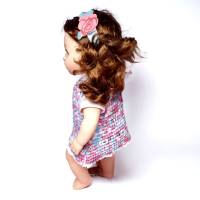 Perfektes Sommerkleid für deine 43cm Puppe! Bild 3