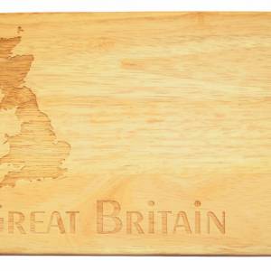Brotbrett Great Britain Frühstücksbrett Grossbritannien UK Gravur in Holz britisch Bild 2