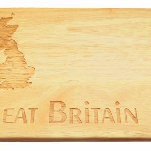 Brotbrett Great Britain Frühstücksbrett Grossbritannien UK Gravur in Holz britisch Bild 3
