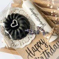 Geschenkset "Pustekuchen Black" | Raysin Kerzenset zum Geburtstag Bild 2