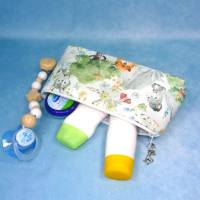 2-tlg.-Wickelset bestehend aus 1 Windeltasche und 1 Universaltasche | Wickeltasche für Baby unterwegs mit süßenTieren Bild 10