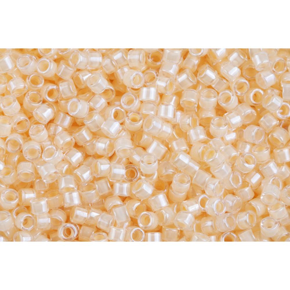 Miyuki Delica 11/0 DB0670 Silk Satin Crystal AB X10g - Miyuki Delica 11