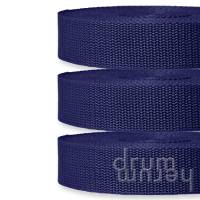 3 m / 10 m Gurtband BASIC 20 | 25 | 30 | 40 mm breit dunkelblau (511) Bild 1
