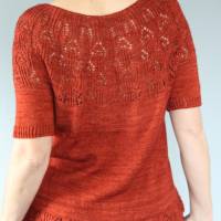 Anleitung: "Marienbad" Pullover stricken mit langen oder kurzen Ärmeln, 11 Größen Bild 5