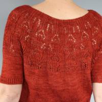 Anleitung: "Marienbad" Pullover stricken mit langen oder kurzen Ärmeln, 11 Größen Bild 6