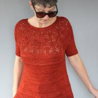 Anleitung: "Marienbad" Pullover stricken mit langen oder kurzen Ärmeln, 11 Größen Bild 7