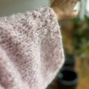 Sweater Mohair und Alpaka, handgestricktes Einzelstück, Raglansweater Bild 8