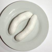 Weißwürste mit Brezel und süßen Senf aus Filz handgenäht für die Kinderküche, Kaufladen, Spielküche Bild 8