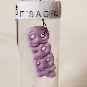 Flaschenpost Its a Girl,Glücksbringer Geschenk ,Miniatur im Glas,Mitbringsel,Gastgeschenk, Geburtstagsgeschenk,Muttertag Bild 1