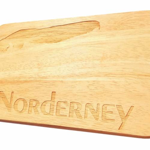 Brotbrett Norderney Frühstücksbrett Nordsee Ostfriesische Inseln Ostfriesland - edle Gravur