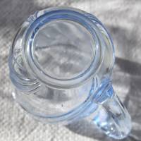 altes Milchkännchen aus Pressglas blau Vintage/ F Bild 4
