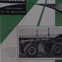 Verkehrs-Rundschau - Fachzeitschrift für den Kraftverkehr Nr. 11  -  16. März 1961 Bild 1