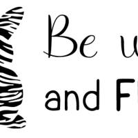 große Sticker Osterhase Leo Zebra Kuh, BE wild and FREE, schwarz weiß 5cm BPA frei, by BuntMixxDESIGN Bild 7