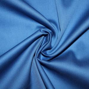 14,30 EUR/m Dirndl-Stoff uni einfarbig blau Baumwollsatin Bild 3