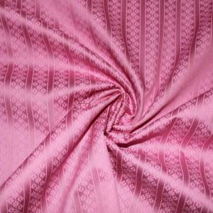 15,70 EUR/m Dirndl-Stoff Ornamente hellrosa auf rosa Baumwollsatin Bild 6
