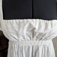 Open Robe Überkleid Regency aus Baumwollsatin mit Stickerei Bild 9