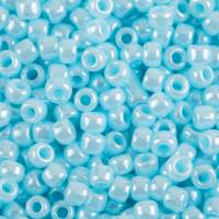 TR-11-124 Opaque Lustered Pale Blue 2,2mm TOHO 11/0 Rocailles 10g Bild 1