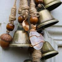Hexenglocken zum Schutz mit sechs Glocken und Bergkristall - das perfekte Geschenk, nicht nur für Hexen, Wicca und Pagan Bild 6