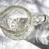 altes Milchkännchen aus Kristallglas Vintage/ G Bild 4