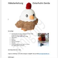 Häkelanleitung für das Oster Huhn Gerda Bild 9